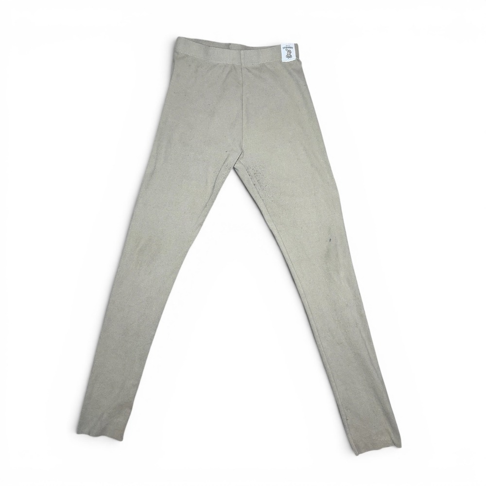 Chuanbyi Kids Beige Leggings Soft Stretch Pants 11-12Y Neutral